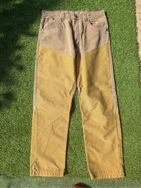 Wrangler Two-Tone Work Cargo Pants in Khaki and Olive